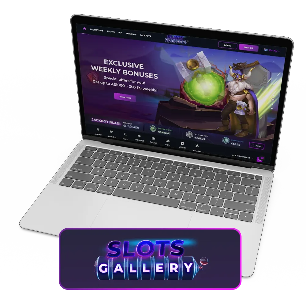 Explore the slots gallery online casino - casino with big library of casino games!