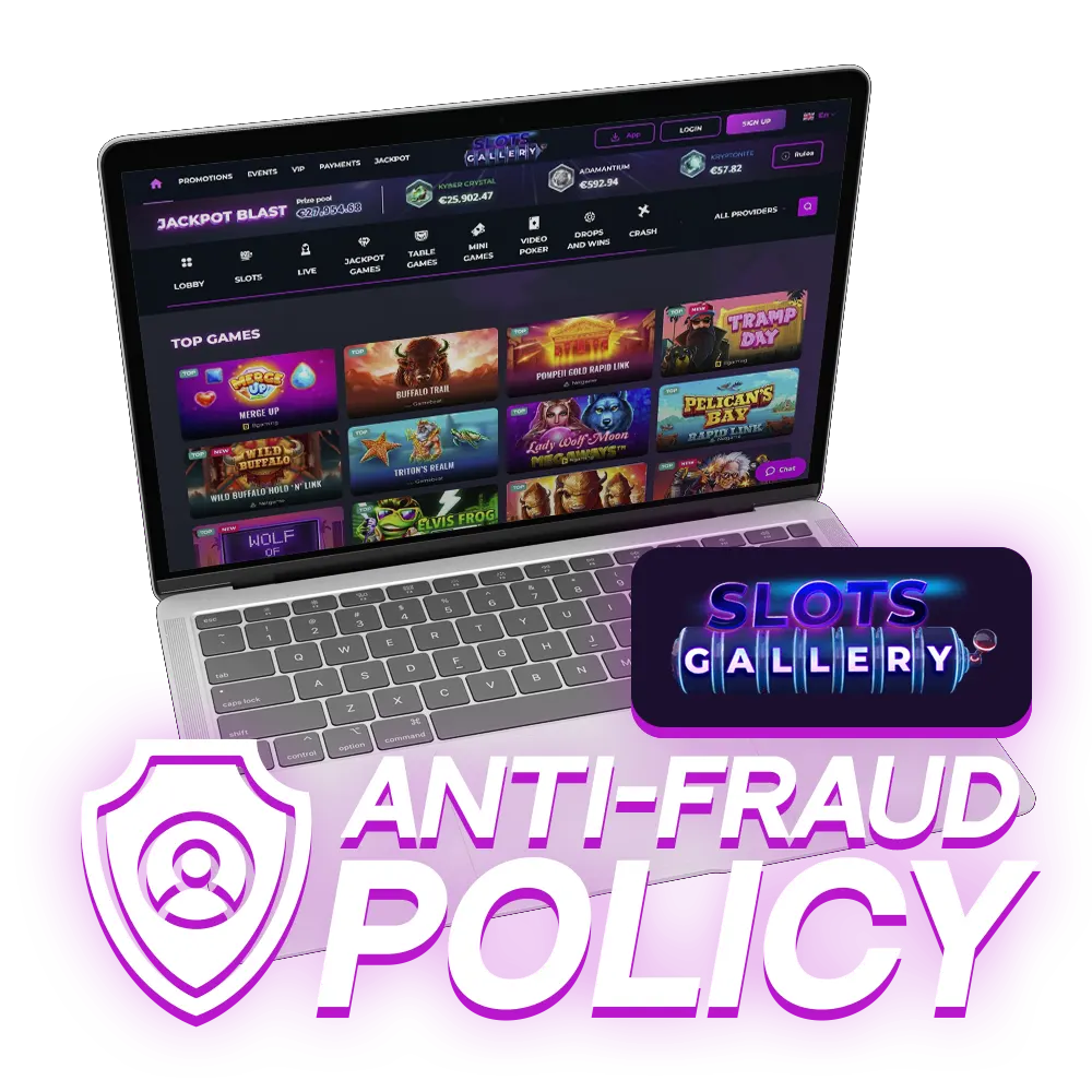 Slots Gallery ensures safe, friendly, and legal online gambling.