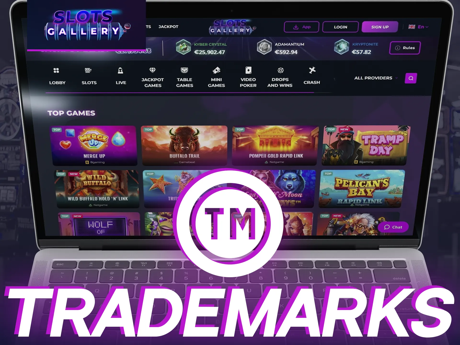 The logos and trademarks on Slots Gallery are copyrighted.