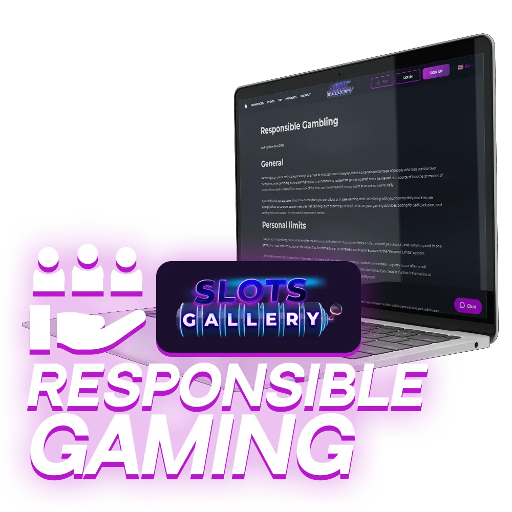 Slots Gallery prioritizes responsible gambling for player safety and enjoyment.