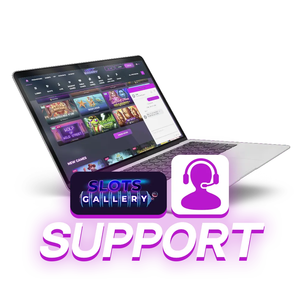 Slots Gallery offers 24/7 support for Australian users.