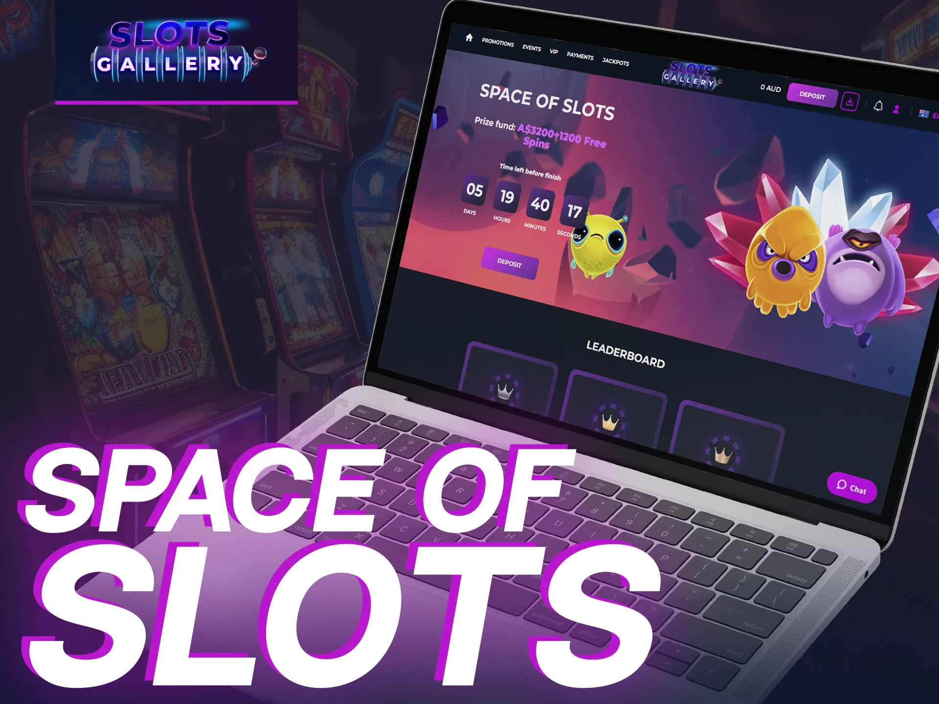 Join Slots Gallery's Space of Slots for extraordinary prizes.