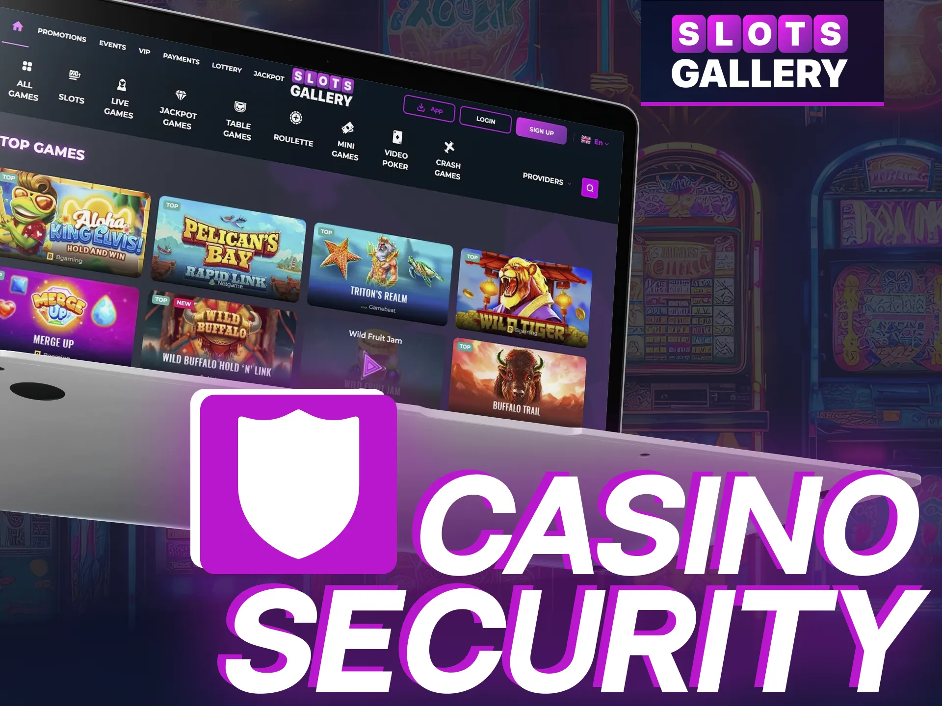Slots Gallery prioritizes safety for players.
