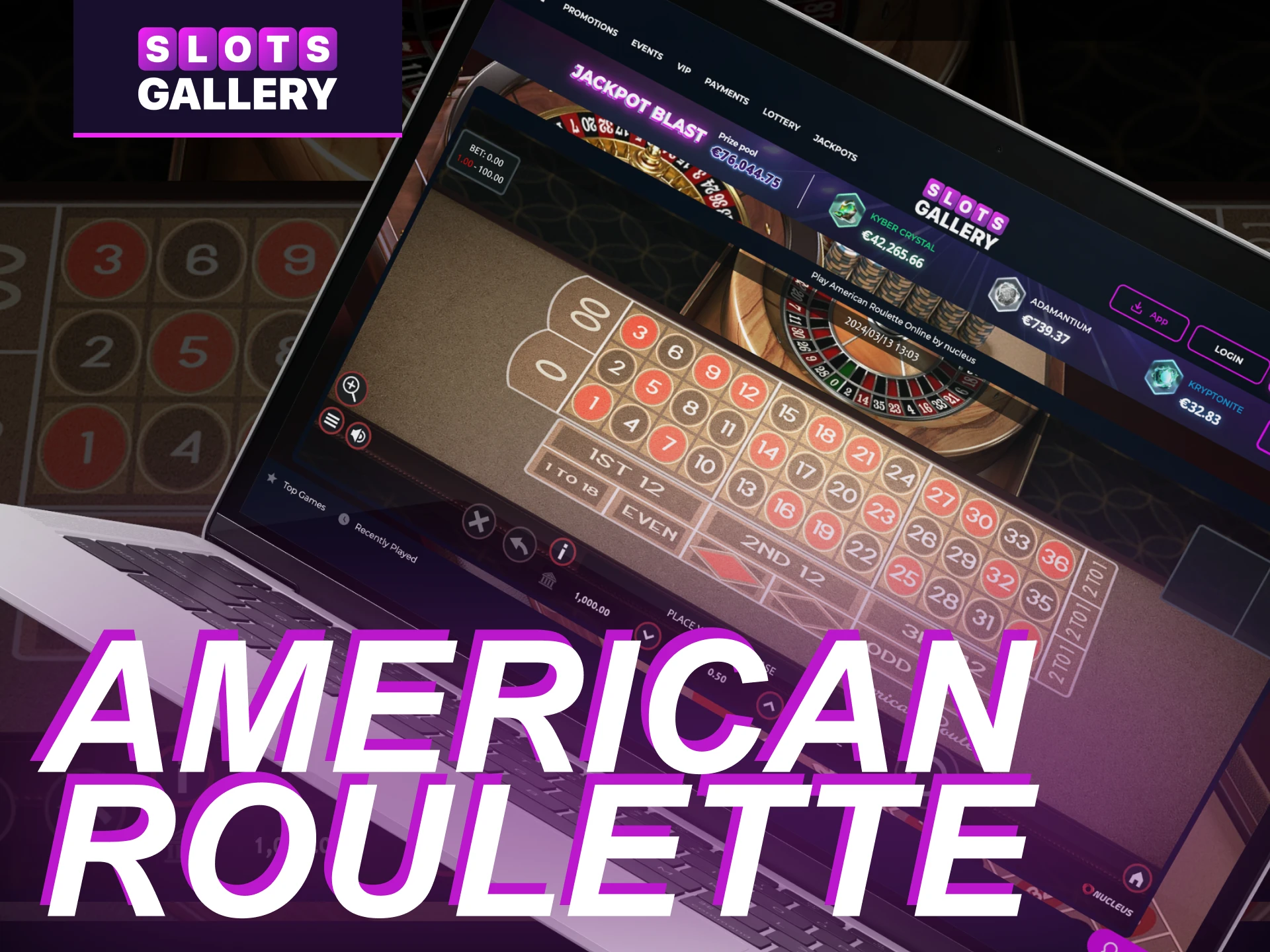 What is American Roulette in the online casino Slots Gallery.