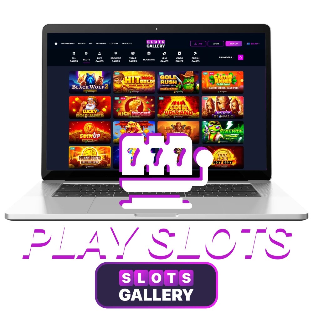 Are there slot games in the online casino Slots Gallery.